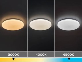 Rabalux 71446 - Plafonieră LED dimmabilă DANNY 2 LED/34W/230V 3000-6500K Ø 38 cm + telecomandă