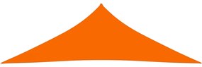 Parasolar, portocaliu, 4x4x5,8 m, tesatura oxford, triunghiular Portocaliu, 4 x 4 x 5.8 m