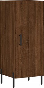vidaXL Servantă, stejar maro, 34,5x34x90 cm, lemn compozit