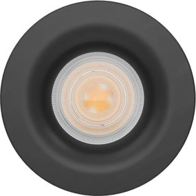 Eglo 902273 - Plafonieră LED pentru baie SALABATE, 4,9 W, 230 V, Ø 8,8 cm, IP65, negru