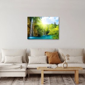 Tablou - cascadele în djunglă (70x50 cm)