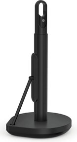 Suport de prosoape de hârtie negru mat din oțel – simplehuman