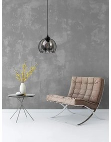 Lustră pe cablu SOLO BLACK 1xE27/60W/230V