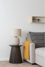 Pătură Santos, bumbac reciclat, ocru 130x170 cm