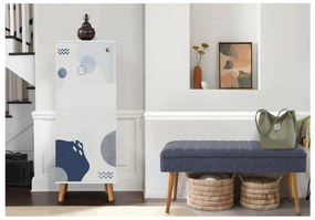 Mobilier Hol Beside 47 (alb + albastru închis) . 1094022