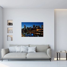 Tablou cu noaptea în Melbourne (90x60 cm)
