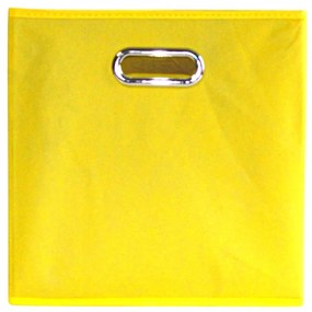 Cutie depozitare culoarea galben 30×30 cm