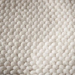 Covoraș de baie alb 50x80 cm Aspen Bobble – Bianca
