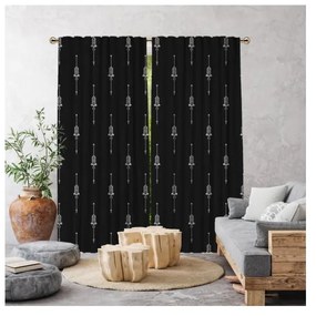 Draperie negru 260x140 cm - Cipcici