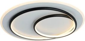 Brilagi - Plafonieră LED dimabilă FLARE LED/70W/230V Ø 50 cm albă/neagră + telecomandă