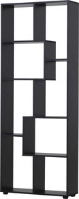 HOMCOM Bibliotecă Modernă cu 8 Rafturi din PAL E1, Design pentru Casă și Birou, 70x24x178 cm, Alb | Aosom Romania