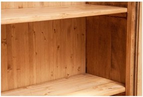 Vitrina, L107 43 H238 cm, 2 usi 2 sertare, lemn masiv