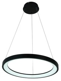 Brilagi - Lustră LED dimabilă pe cablu FALCON SLIM LED/42W/230V Ø 50 cm negru +telecomandă