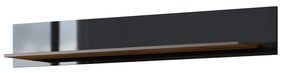 Raft Kassie Typ 01 (negru lucios + nuc columbia). 1108359