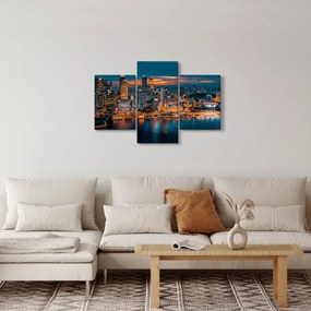 Tablou orașului nocturn (90x60 cm)