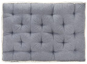 Perna pentru canapea din paleti, albastru, 120 x 80 x 10 cm Albastru, Perna de sezut