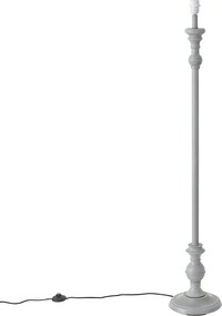 Lampă clasică de podea gri fără abajur - Classico