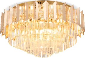 BRILAGI - Plafonieră SPECTRA 5xE14/40W/230V diam. 48 cm aurie