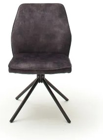 Set de 2 scaune pentru masă NEXORO, antracit