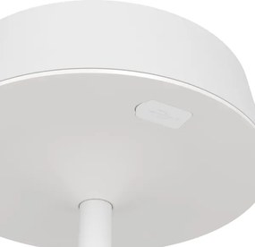 Eglo 75877 - Lampă de masă LED SIMERI, reglabilă, cu încărcare solară reîncărcabilă, 3W/5V, 1800 mAh, IP44, albă