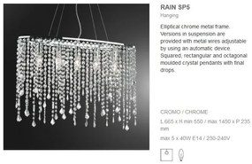 Pendul cu cristale Venezian RAIN SP5 008363