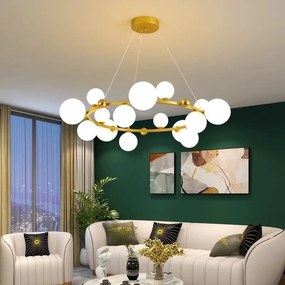 Lustră Suspendată cu Fasung G9 – Design Elegant, 1000×800 mm