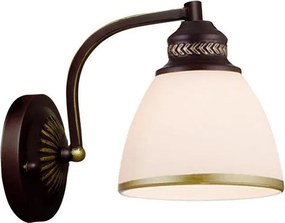 Lampă de perete CLAIR 1xE27/40W/230V maro/auriu