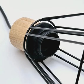 Lustră pe cablu Brilagi WOODY BASKET 1xE27/60W/230V stejar