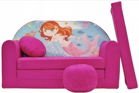 Canapea extensibilă pentru copii 98 x 170 cm Mermaid