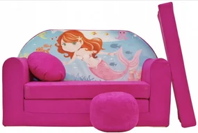 Canapea extensibilă pentru copii 98 x 170 cm Mermaid