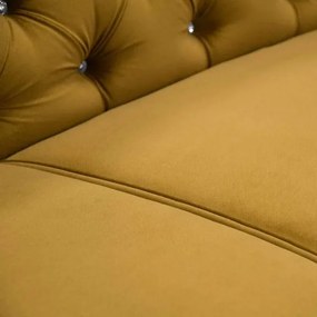 Coltar extensibil dreapta galben mustar Versace