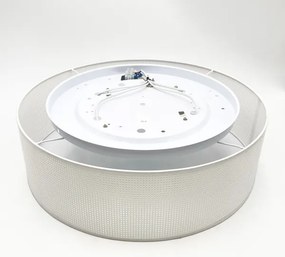 Plafonieră SIRJA PLISADO 4xE27/15W/230V Ø 45 cm albă