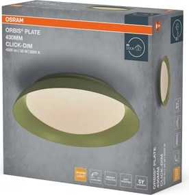 Osram -LED Lampă de tavan dimabilă PLATE LED/35W/230V Ø 43 cm verde
