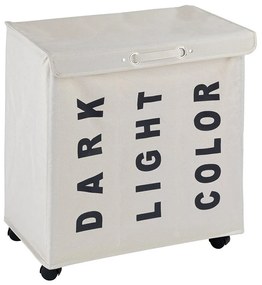 Cos pentru rufe Wenko Trivo, 116l, Poliester, Bej