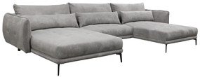 Set universal canapea, culoare gri, LILAH U UNI