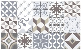 Autocolant de pardoseală, impermeabil Ambiance Brown Style, 100 x 60 cm