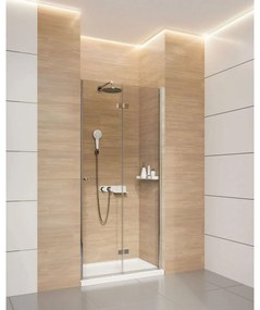 Usa sticla dus rabatabila 90 cm crom Deante Kerria plus 900x2000 mm