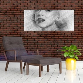 Tablou - Portretul lui Marilyn Monroe (120x50 cm)