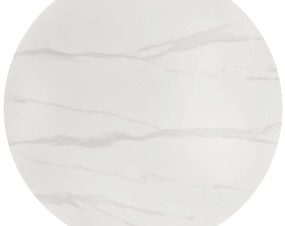 Masă de sufragerie Edgaro 2 (marmură albă + negru) (pentru 4 persoane). 1092384