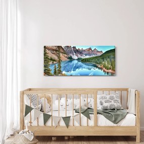 Tablou - Lacul Moraine (120x50 cm)