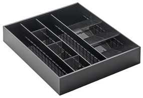 Organizator de tacâmuri negru din plastic 47.5 x 35 cm - YAMAZAKI