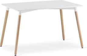 OFERTA Masă de dining albă ADRIA 120x80 cm Calitate II