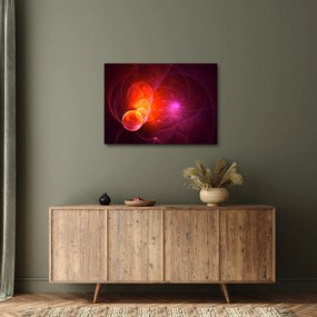 Tabloul modern cu abstracțiune roz (70x50 cm)