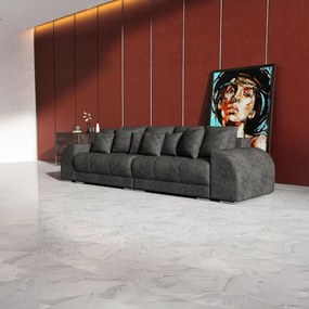 Canapea extensibilă dumonde cu 2 lăzi de depozitare si sezut confortabil din spuma high-density, Verona Enjoy Kaki 310x100 cm