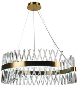 Lustră LED dimabilă pe cablu LED/175W/230V 3000-6500K auriu + telecomandă