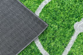 BAMBINO 58690 covor lavabil Teren, fotbal pentru copii anti-alunecare - verde
