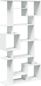 vidaXL Bibliotecă, alb, 92x29x188 cm, lemn prelucrat