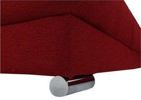 Colţar, textil vişiniu, stânga, CAILA