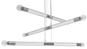 Lustră pe cablu BASTONE WHITE 6xE14/40W/230V