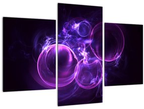 Tablou abstract cu bulbuci (90x60 cm)